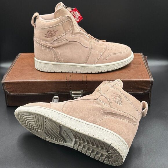 Wmns Air Jordan 1 High Zip 'Partical Beige' - Rare - Picture 1 of 13